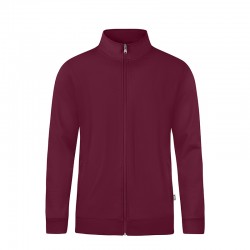 Sweatjacke Doubletex maroon