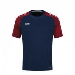 T-Shirt Performance marine/rot